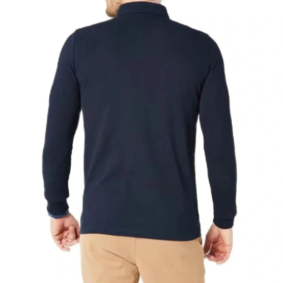 BOSS Men’s Passerby Polo Navy Blue Shirt - Picture 3 of 15